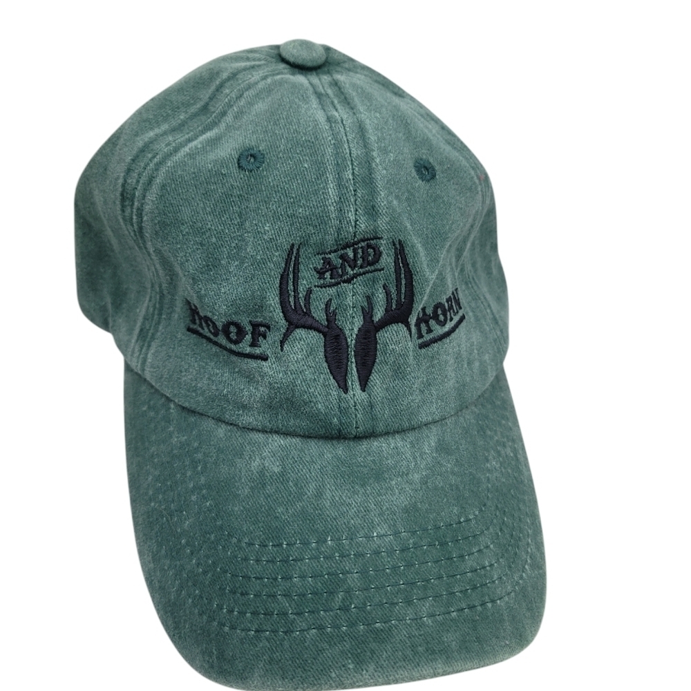 "HOOF AND HORN" Statement Ball Cap 100% Cotton